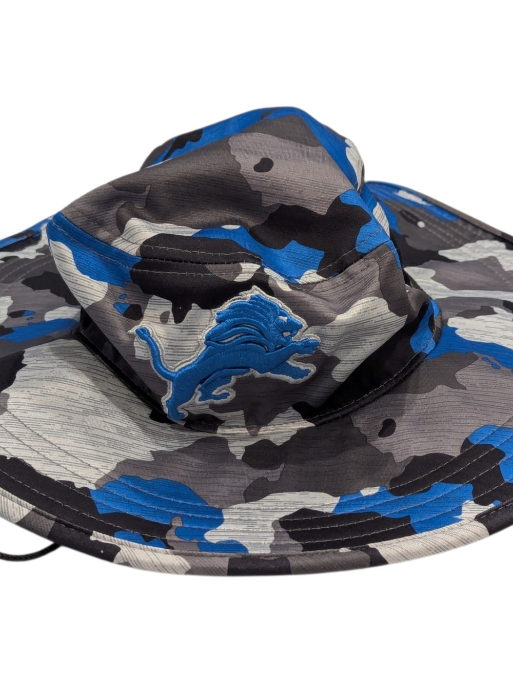 New Era Detroit Lions NFL Camo Bucket Hat Cap One Size